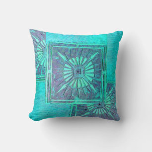Coussin STAR DU MATIN, Aqua Blue Turquase