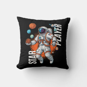Coussin Star Player - Vibes de basketball spatial