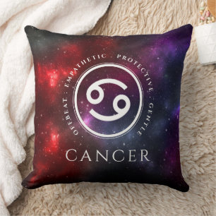 Coussin Starfield Cancer Crabe Western Zodiac