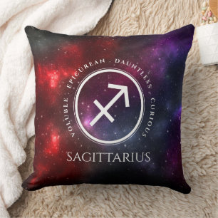 Coussin Starfield Sagittarius Archer Western Zodiac