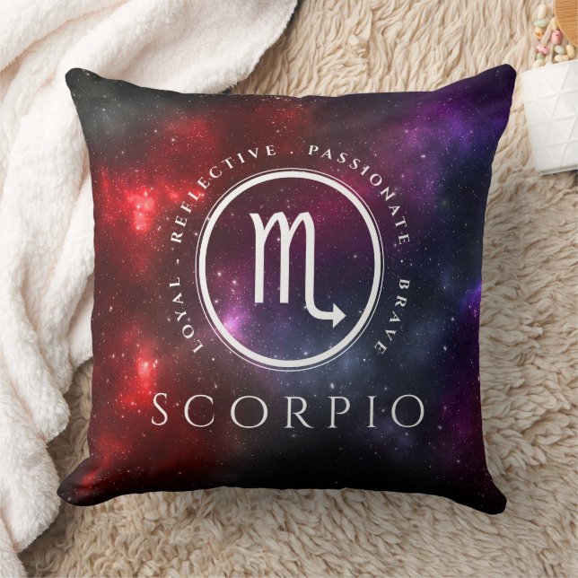Coussin Starfield Scorpio Scorpion Western Zodiac (Couverture)