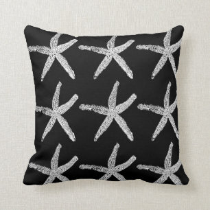 Coussin Starfish Bleu Noir Double Couleur personnalisée Pl