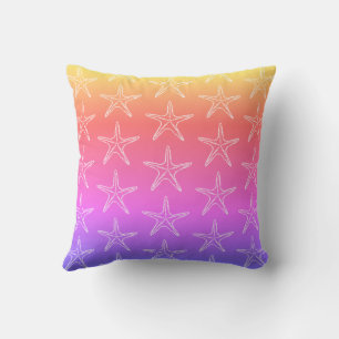 Coussin Starfish Croquis Motif Sur Les Couleurs Pastel