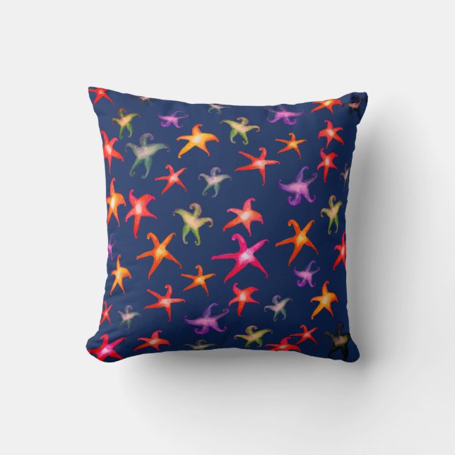 Coussin Starfish, étoiles de mer motif Cushion (Recto)