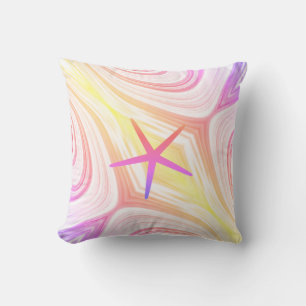 Coussin Starfish Multicolor rose Abstraite mère jour migno