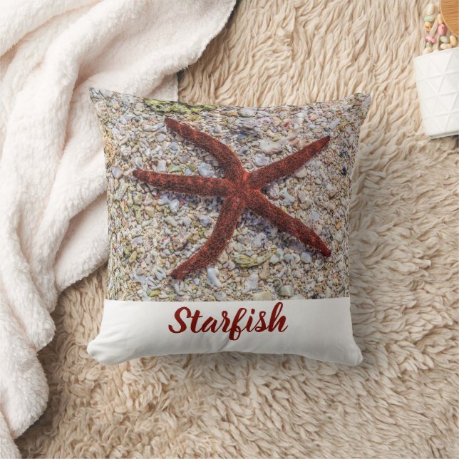 Coussin Starfish Ocean Plage Vintage Souvenir rétro (Couverture)
