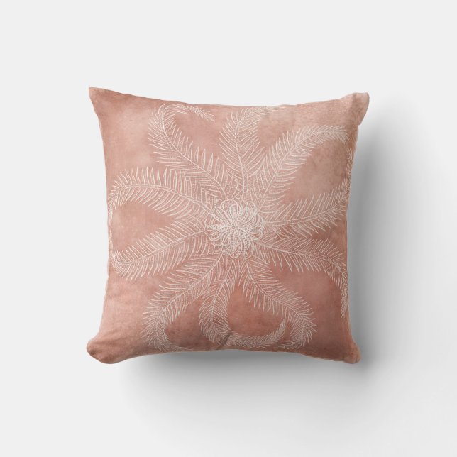 Coussin Starfish - Sea Star dans Coral Peach (Recto)