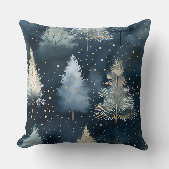 Coussin Starlight À feuillage persistant Dreams Botanique (Recto)