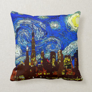 Coussin Starry Night Chicago,