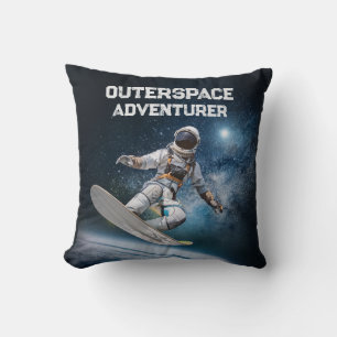 Coussin Stars du ciel de l'astronaute de surf cool
