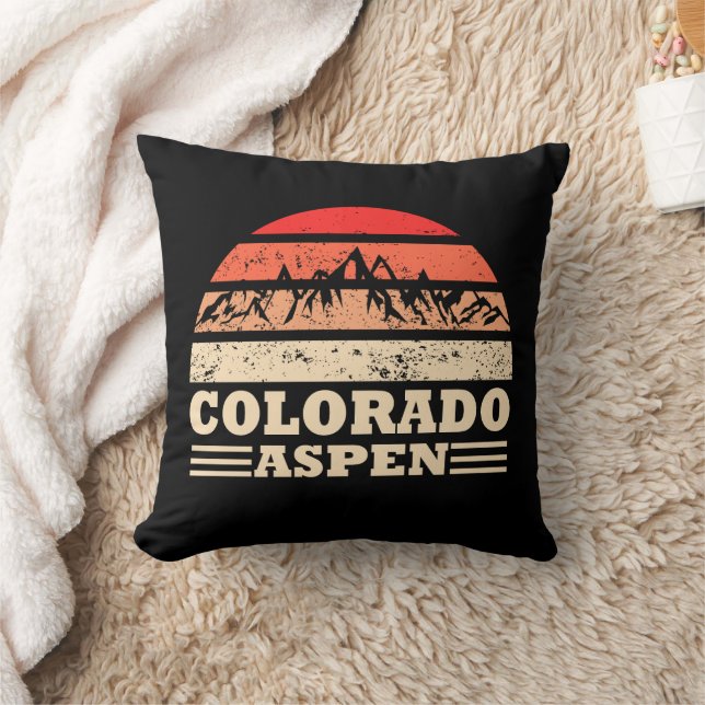 Coussin Station de ski Aspen Colorado (Couverture)