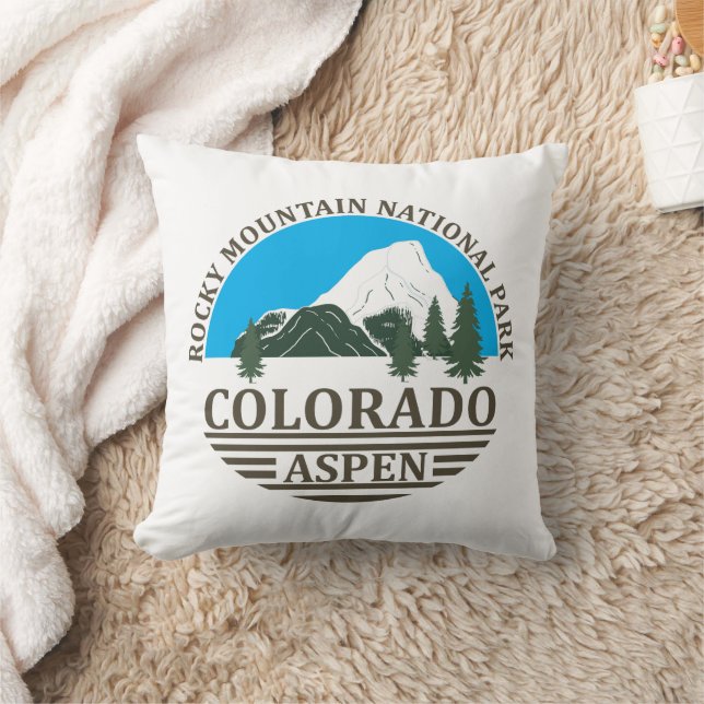 Coussin Station de ski Colorado Aspen (Couverture)