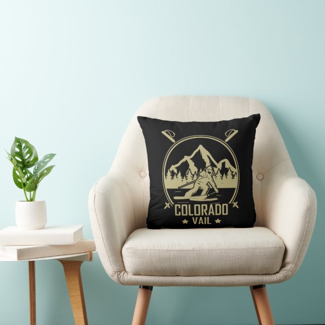 Coussin Station de ski de Vail Colorado (Chaise)