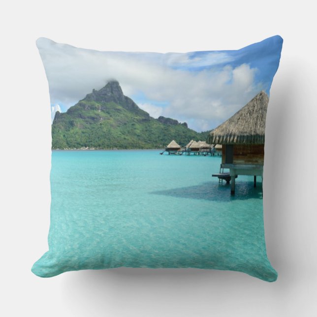 Coussin Station de vacances d'Overwater sur le carreau de (Recto)