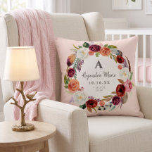 Statistiques de naissance de bébé Automne Boho Blo