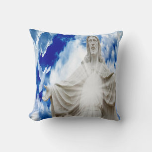 Coussin statue de Jésus-Christ