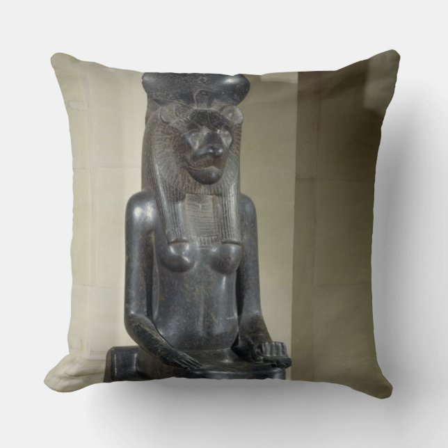 Coussin Statue de la déesse lion-dirigée Sekhmet, du Th (Recto)