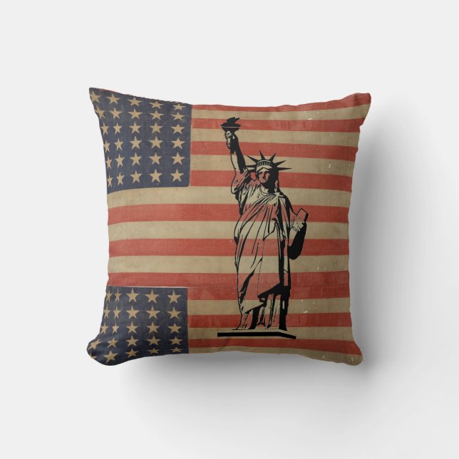 Coussin Statue de la Liberté (Recto)