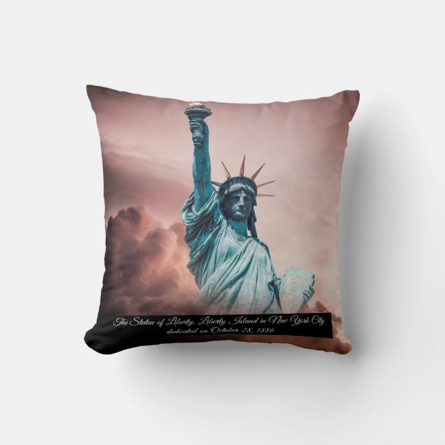 Coussin Statue de la Liberté (Recto)