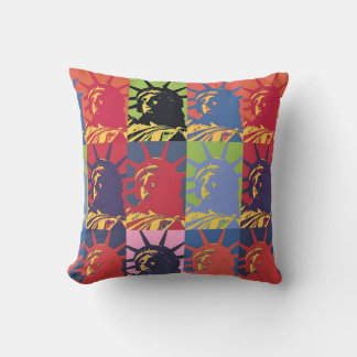 Coussin Statue de l'art pop de la liberté américaine
