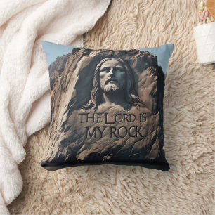 Coussin Statue Divine : Le Seigneur Est Mon Rocher