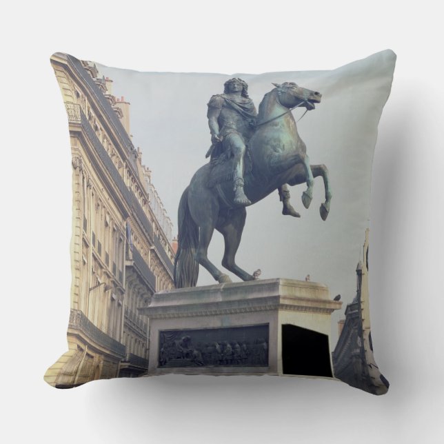 Coussin Statue équestre du Roi Louis XIV (1816-22) (bro (Recto)
