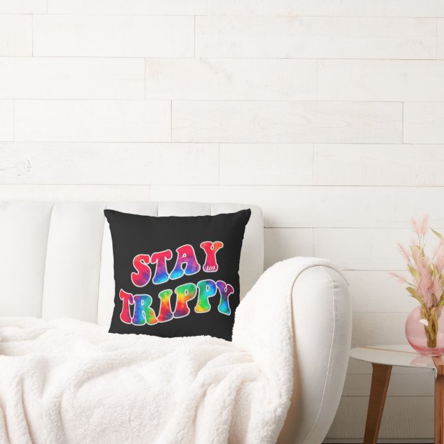 Coussin STAY TRIPPY motivation et inspiration (Canapé)
