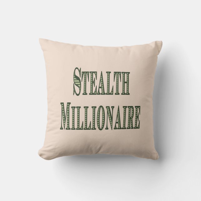 Coussin Stealth Millionaire (Recto)