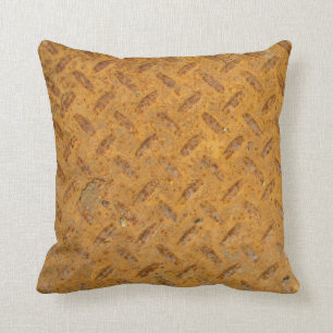 Coussin Steampunk Ancien Effet de métal rouillé