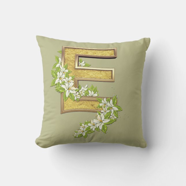 Coussin Steampunk-Capital-anniversaire- lettre majuscule (Recto)
