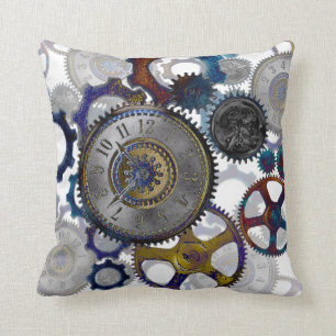 Coussin STEAMPUNK motif Décor à la maison