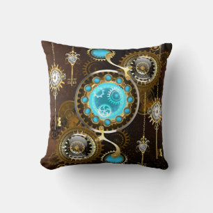 Coussin Steampunk Rusty Background