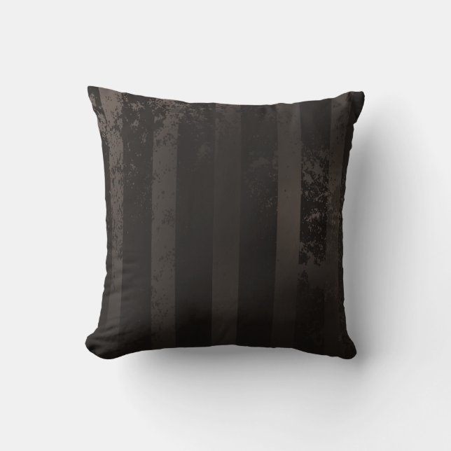 Coussin Steampunk striped brown background (Recto)
