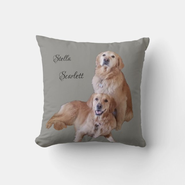 Coussin Stella et filles d'or de Scarlett (Recto)