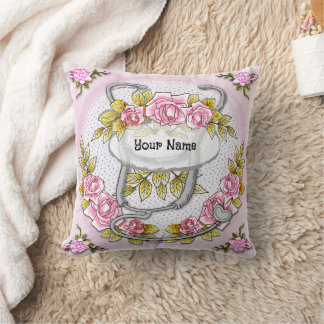 Coussin Stéthoscope Roses