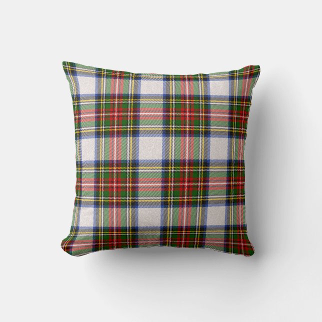 Coussin Stewart Royal Robe Plaid écossais Motif (Recto)