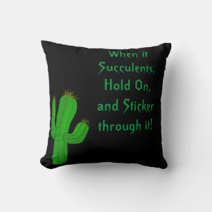 Coussin Sticker à travers