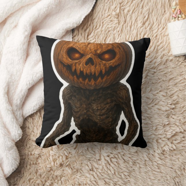 Coussin Sticker déplaisant Halloween Citrouille Monster (Couverture)