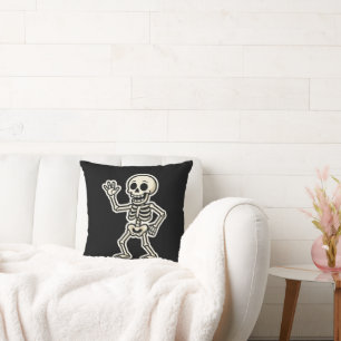 Coussin Sticker en squelette Dansant amusant - Jolie Hallo