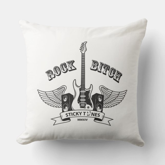 Coussin Sticky Tunes | Dekokissen | Rock Style Edition (Recto)
