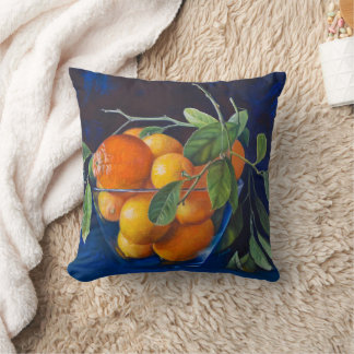 Coussin Still Life with Lemons and Orange Branch