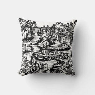 Coussin Stockholm capitale et ville la plus peuplée de Suè