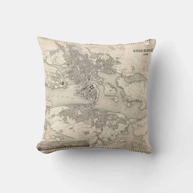 Coussin Stockholm, Suède (Recto)
