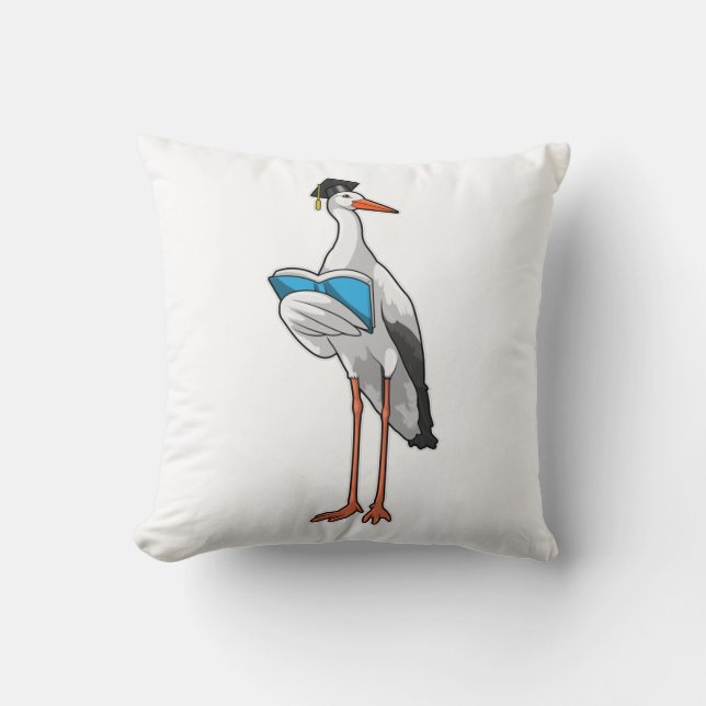 Coussin Stork as Teacher (Recto)