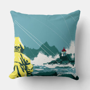 Coussin Stormwatch : La Majesté de l'Île