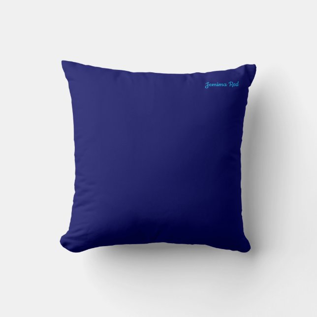 Coussin Stratos Vibrant Style Côtier Bleu -  (Recto)