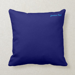 Coussin Stratos Vibrant Style Côtier Bleu -