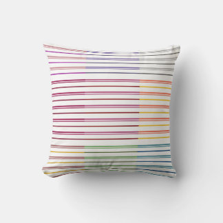 Coussin Stripes Abstrait sans éclat