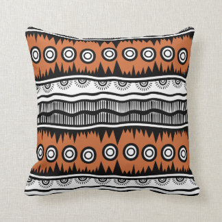 Coussin Stripes de ton Brown du Géographie indienne