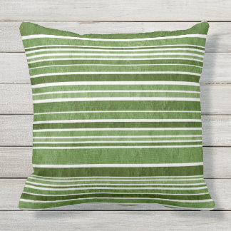Coussin STRIPES TEXTURES DANS LES TONS EMERALD jettent cou